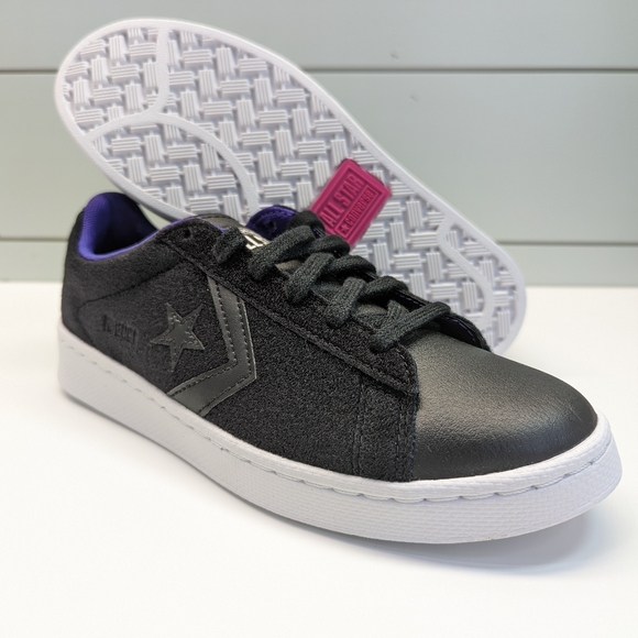 Converse Pro Leather Low It's Possible A01649C Black Tennis shoes size Women's 7 - Picture 4 of 9